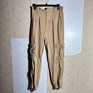 Forever 21 Beige Cargo Pants